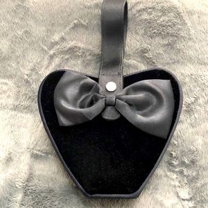 Swarovski heart shape purse
